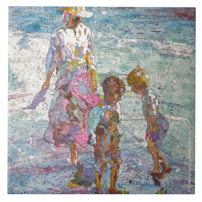 Gathering Light Ceramic Tile (Front)