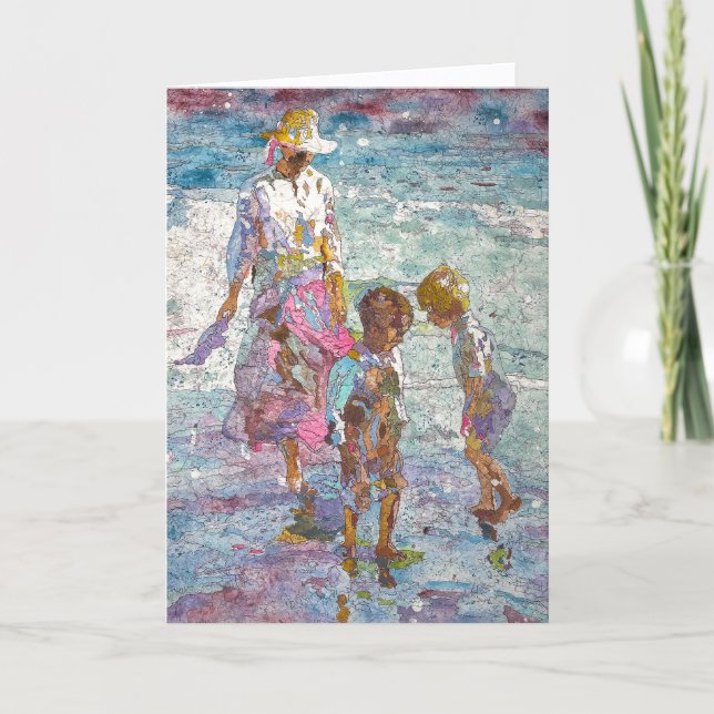 Gathering Light © – Fine Art Blank Card (Front)