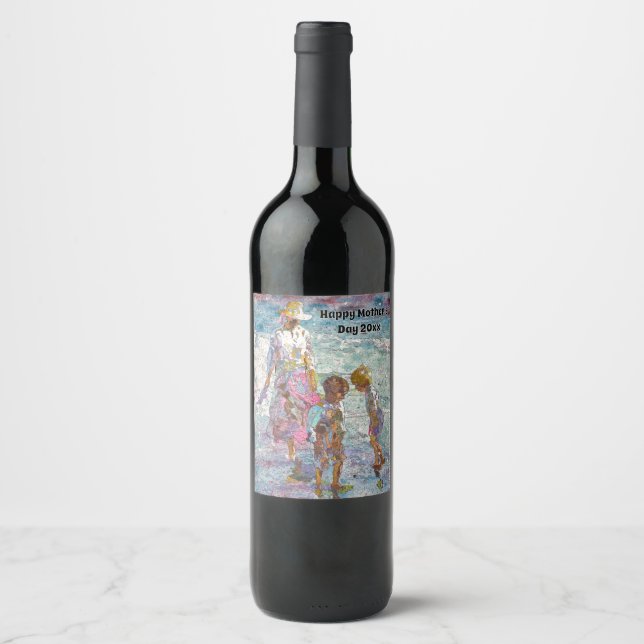 Gathering Light © – Fine Art Custom Wine Label (Front)