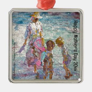 Gathering Light © – Mothers Day 20XX Metal Ornament