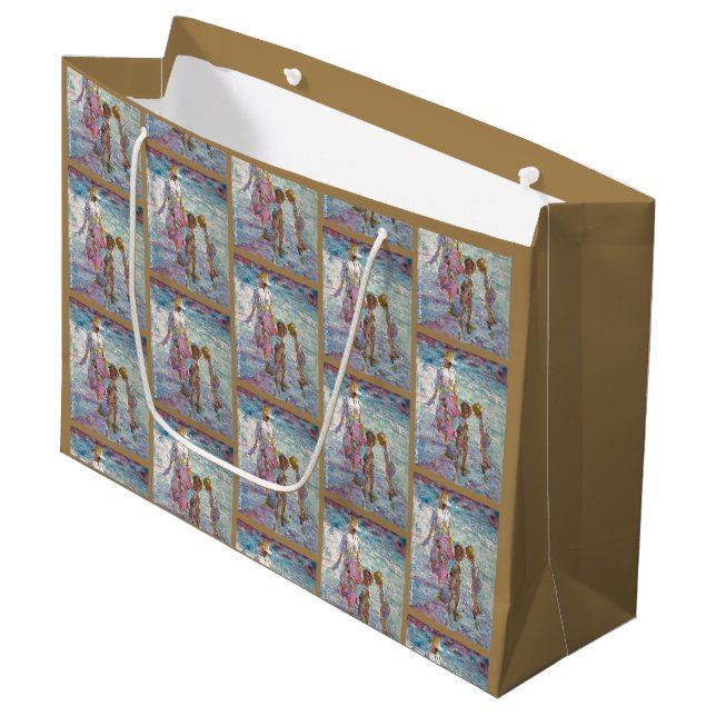 Gathering Light © – Mothers Day Large Gift Bag (Front Angled)
