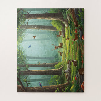 Gathering of Animals 動物たちの集会 Jigsaw Puzzle