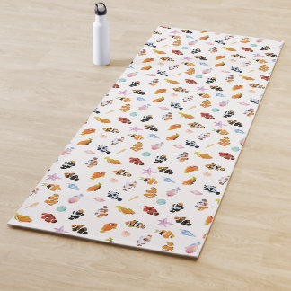 Gathering of Clownfish | Ocean Art Design Yoga Mat