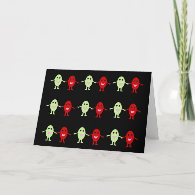 Gathering Of Grapes Greeting Card (Front)