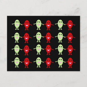 Gathering Of Grapes Postcard