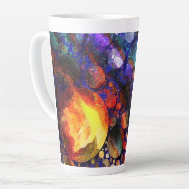 Gathering Of The Planets Latte Mug (Left Angle)