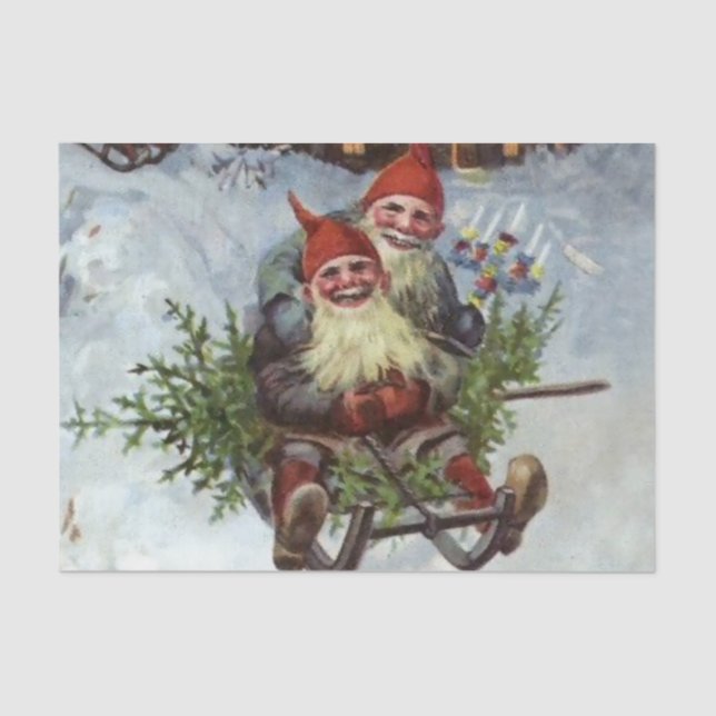 “Gathering Pine Boughs” by Jenny Nystrom Tissue Paper (Front)