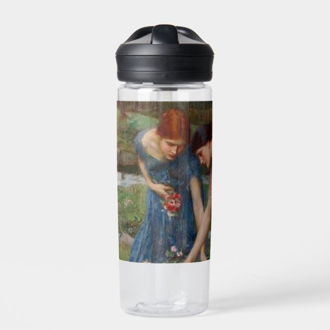 Gathering Rosebuds Water Bottle (Front)