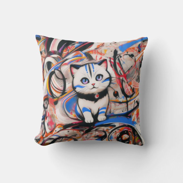 😻 Gatita Pollock 😻 Cushion (Front)