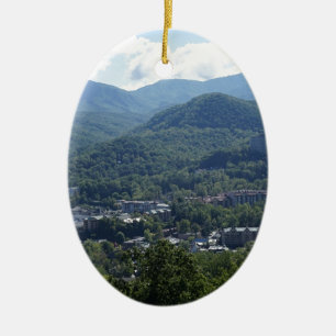 Gatlinburg Ceramic Ornament