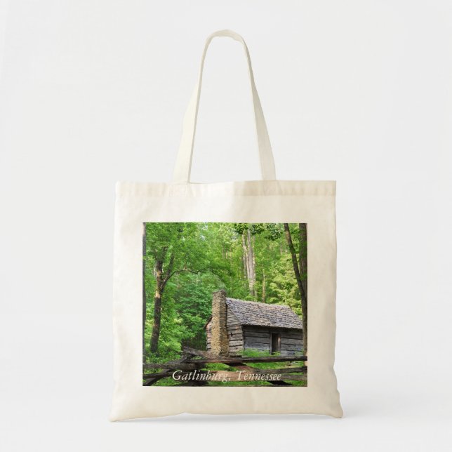 Gatlinburg Roaring Fork tote bag Smokies Tennessee (Front)