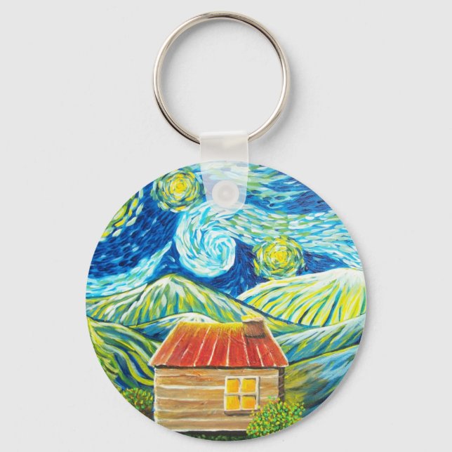 Gatlinburg Scene Key Ring (Front)