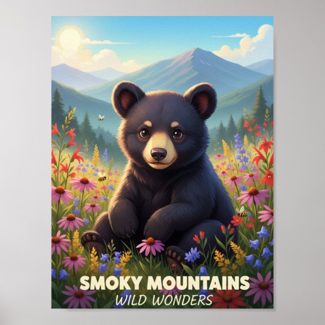 Gatlinburg Smokey Mountains Wild Wonders Poster (Front)