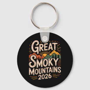 Gatlinburg Smoky Mountains 2026 Family Vacation Key Ring