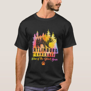 Gatlinburg Tennessee Bear Great Smoky Mountains Ti T-Shirt