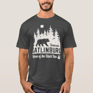 Gatlinburg Tennessee Black Bear Great Smoky Mounta T-Shirt
