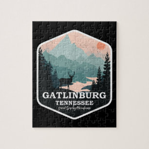 Gatlinburg Tennessee Great Smoky Mountains Hiking Jigsaw Puzzle