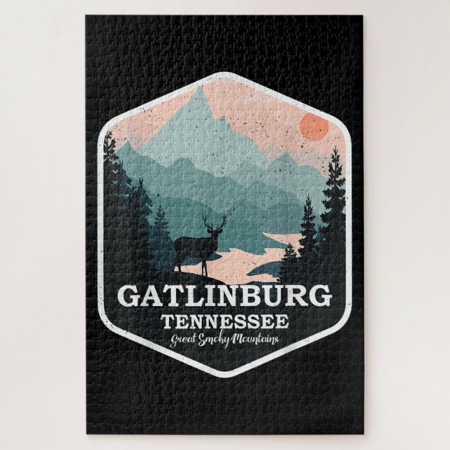 Gatlinburg Tennessee Great Smoky Mountains Hiking Jigsaw Puzzle (Vertical)