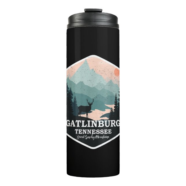Gatlinburg Tennessee Great Smoky Mountains Hiking Thermal Tumbler (Front)