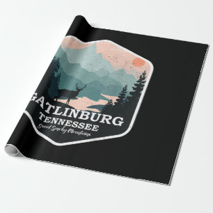 Gatlinburg Tennessee Great Smoky Mountains Hiking Wrapping Paper