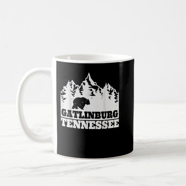 Gatlinburg Tennessee Great Smoky Mountains Souveni Coffee Mug (Left)