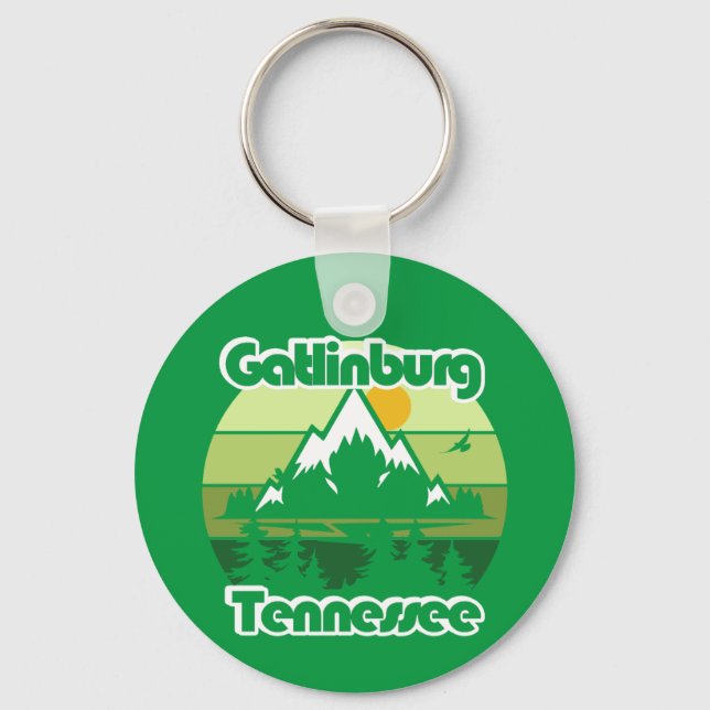 Gatlinburg Tennessee Key Ring (Front)