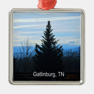 Gatlinburg, Tennessee Metal Ornament