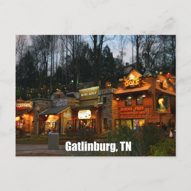 Gatlinburg, Tennessee Postcard (Front)