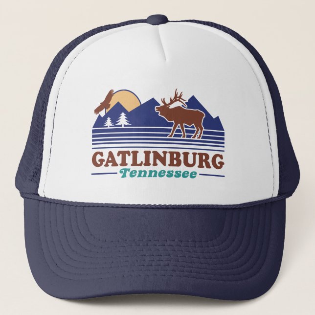 Gatlinburg Tennessee Trucker Hat (Front)