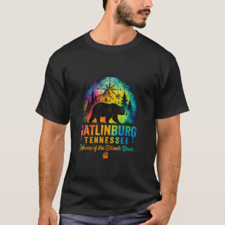 Gatlinburg Tennessee Vacation Crew Bear Smoky Moun T-Shirt