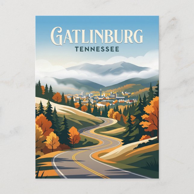 Gatlinburg USA Postcard (Front)