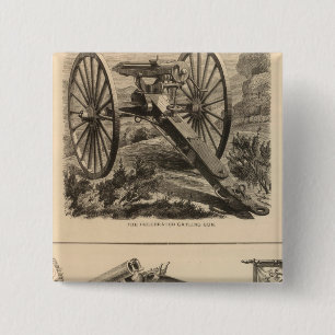 Gatling Gun Company Schuyler, Hartley and Graham 15 Cm Square Badge