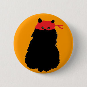 Gato Enmascarado 6 Cm Round Badge