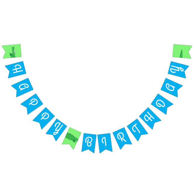 Gator Alligator Crocodile Kids 1st Birthday Party Bunting (All)