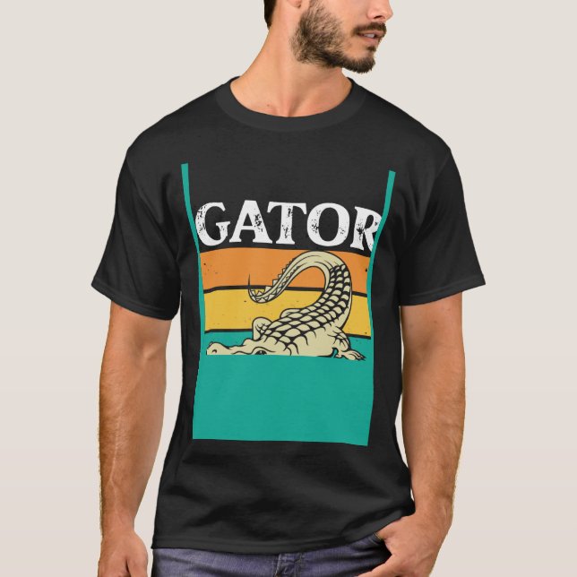 Gator Boy Backprint Alligator T-Shirt (Front)