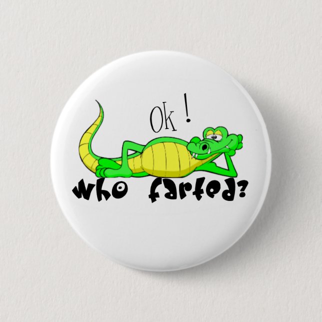 Gator Gas.:-) 6 Cm Round Badge (Front)