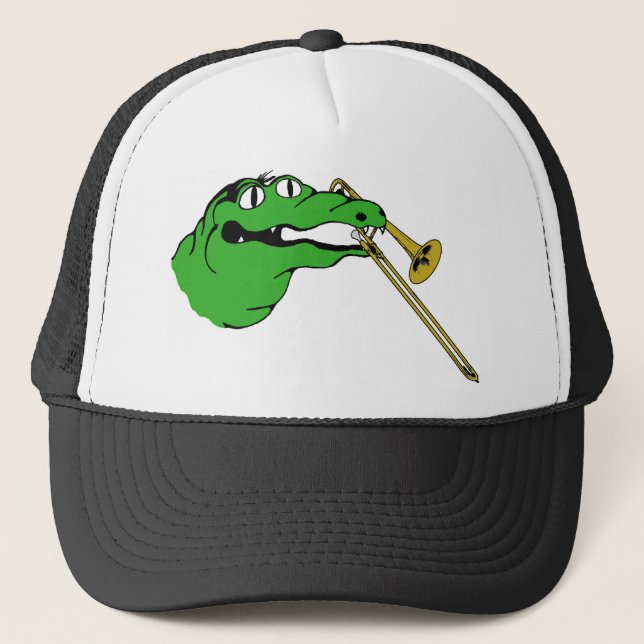Gator Gear TROMBONE No Words Trucker Hat (Front)