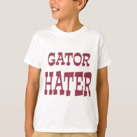 Gator Hater Maroon apparel design