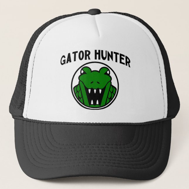 Gator Hunter Symbol Trucker Hat (Front)