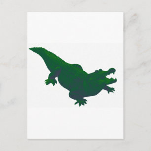 GATOR IN GREEN POSTCARD