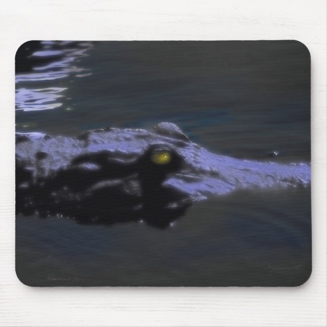Gator Night Mousepad (Front)