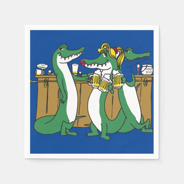 Gator Paper Napkin (Front)