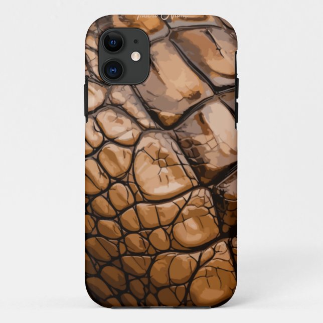 Gator Texture Case-Mate iPhone Case (Back)