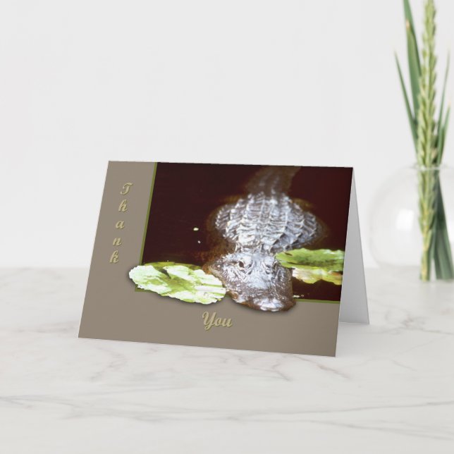 Gator Thank You Card (Front)