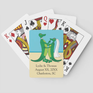 Gator Wedding Favour Classic Playing Cards