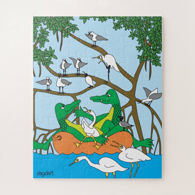 Gators Jigsaw Puzzle (Vertical)