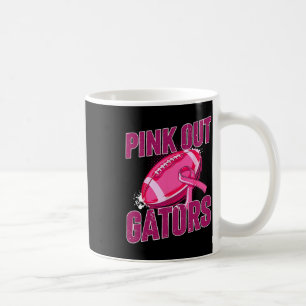 Gators Pink Out Football Tackle Breast Cancer  Coffee Mug