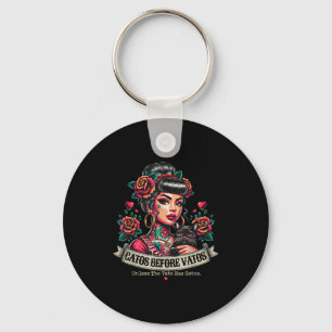 Gatos before vatos key ring