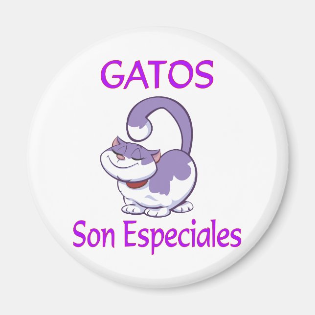 Gatos Especiales Magnet (Front)