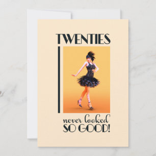 Gatsby 20th Birthday Party Invitation